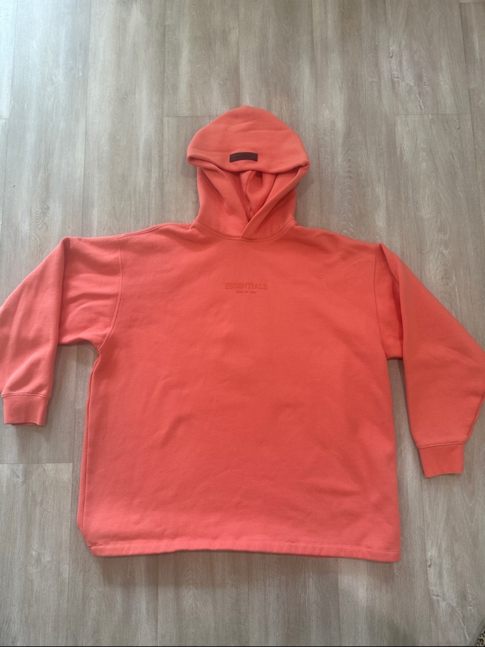 Essentials Coral Hooded Sweatshirt - Men's Pullover Oversized